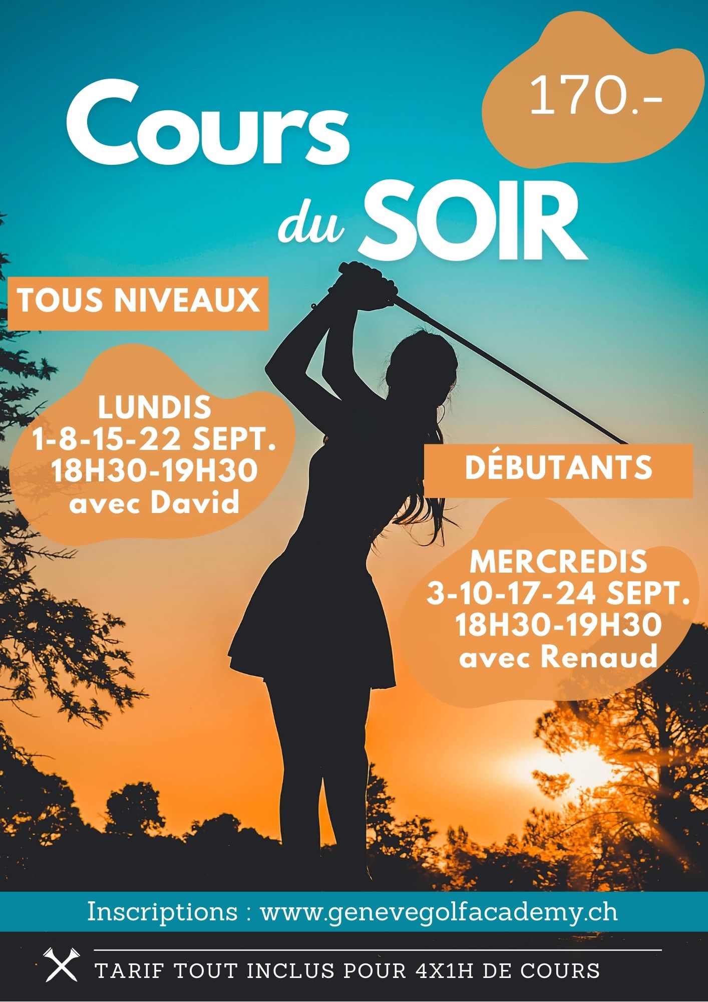 Cours du soir sept.